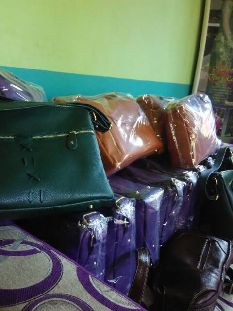 Tas wanita kulit asli garut bahan kulit pull up