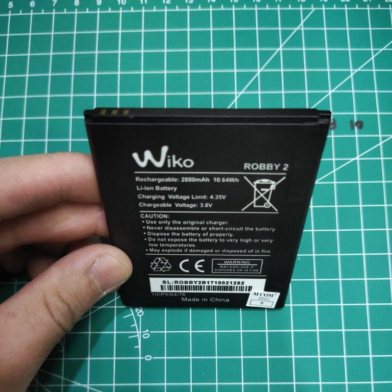 WIKO ROBBY 2 / WIKO ROBBY2 / WIKO 3921 , WIKO RIDGE FAB 4G / WIKO PULP FAB 3G / WIKO 5260 , WIKO KAR 3 / WIKO KAR3 BATERAI BATTERY BATT BATLE MANTUL