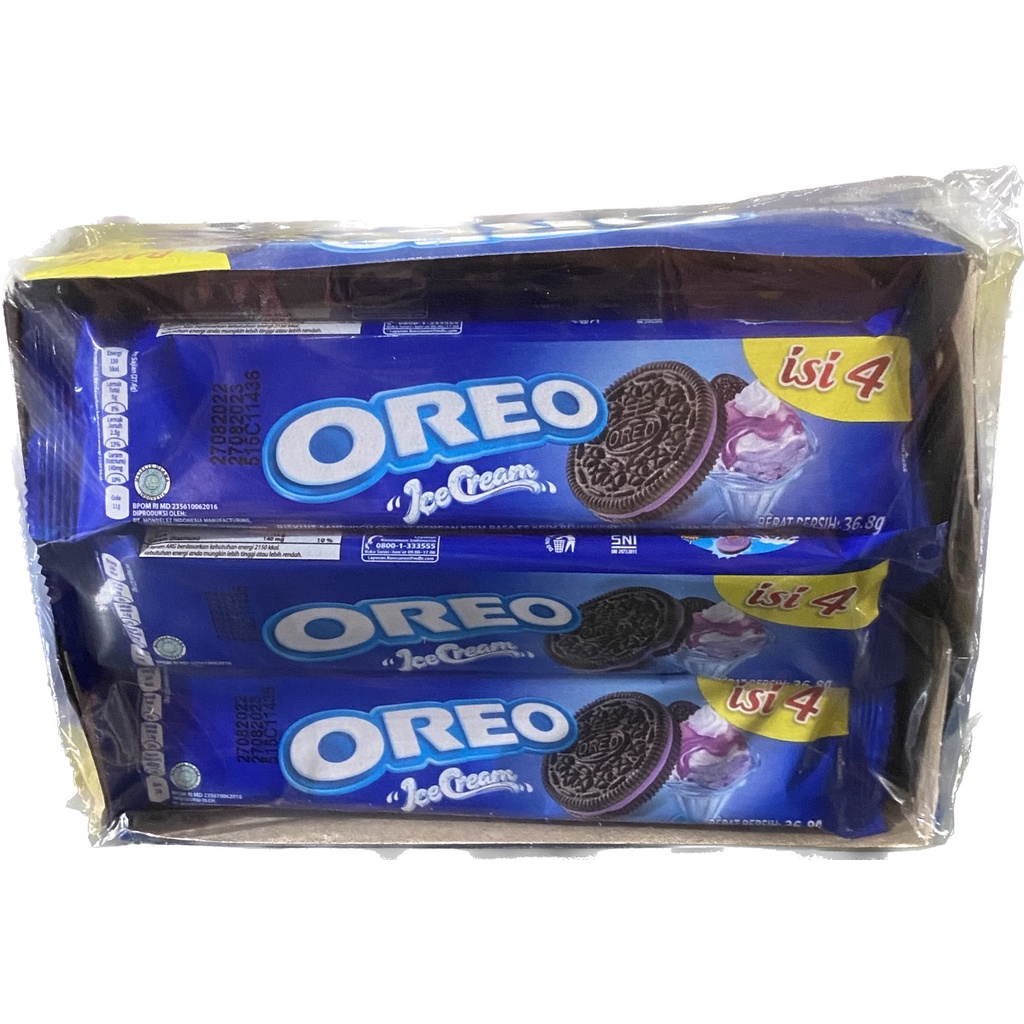 OREO BISKUIT VANILA - COKLAT - ICE CREAM - STRAWBERRY - OREO MINI