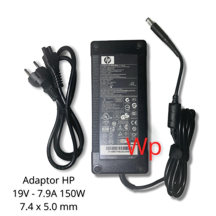 Adaptor Charger HP pc all in one dekstop 19V 7.9A (7.4 X 5.0 mm) 150w