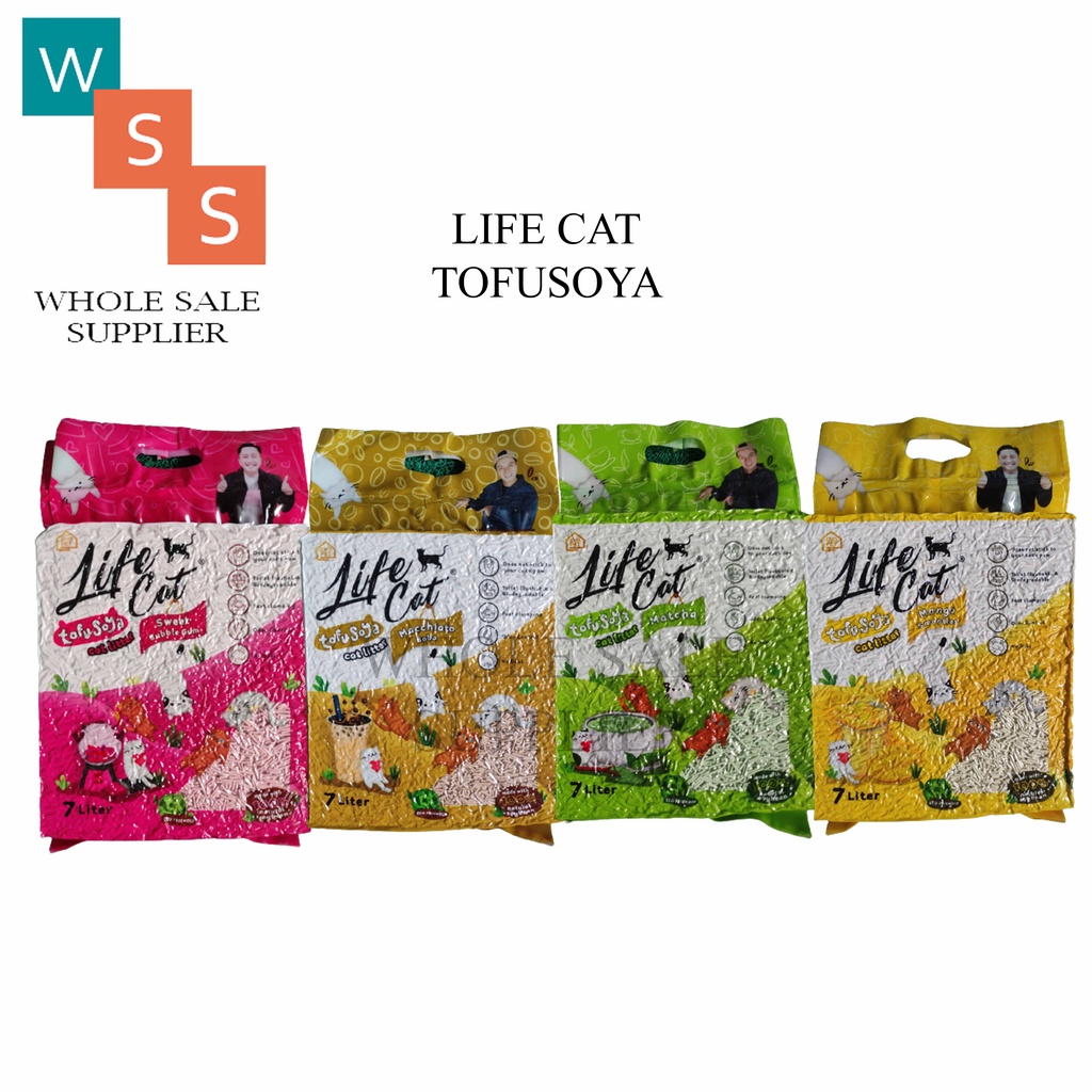 LIFE CAT TOFU SOYA CAT LITTER 7 L (GOSEND&amp;GRAB))