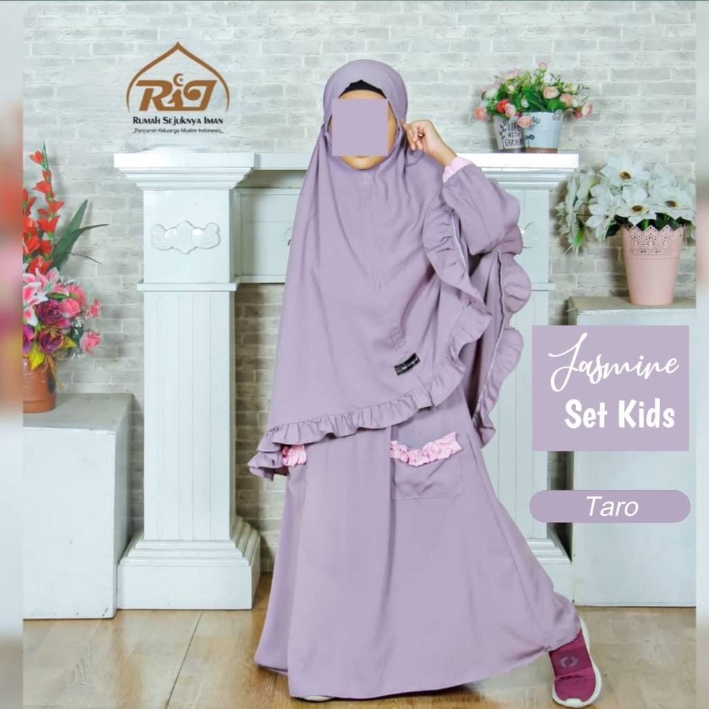 Set Gamis Anak Syari Jasmine Kids