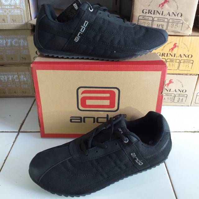 SEPATU ANDO FAVORITE HITAM SEPATU ANDO CEWEK SEPATU ANDO SEKOLAH ANDO MURAH SEPATU ANDO HITAM MURAH
