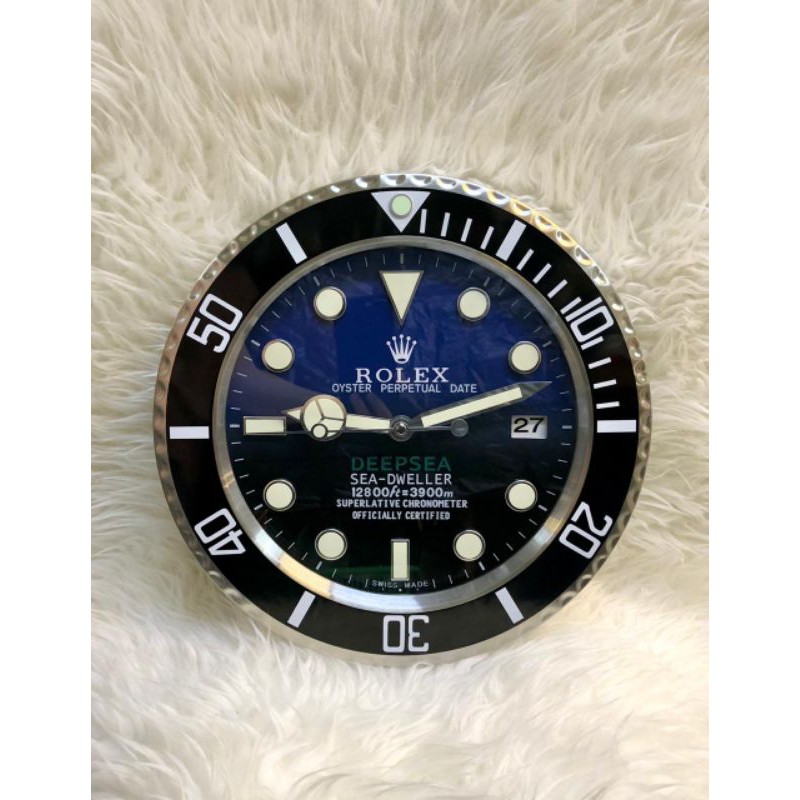 Jam Dinding Rolex Deepsea Sea-Dweller Oyester Perpetual Swiss Clone 1:1