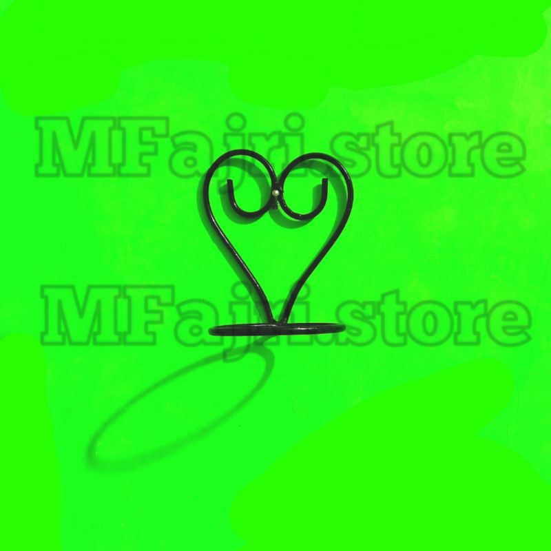 stand pot love,rak pot kembang love,rak bunga motif love