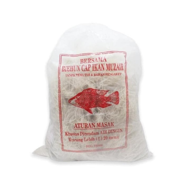 Bihun biehun Mihun cap ikan Muziar mujair 5 kg / bihun bal medan