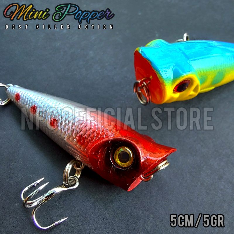 Mini popper 5 cm 5 gram BEST KILLER ACTION