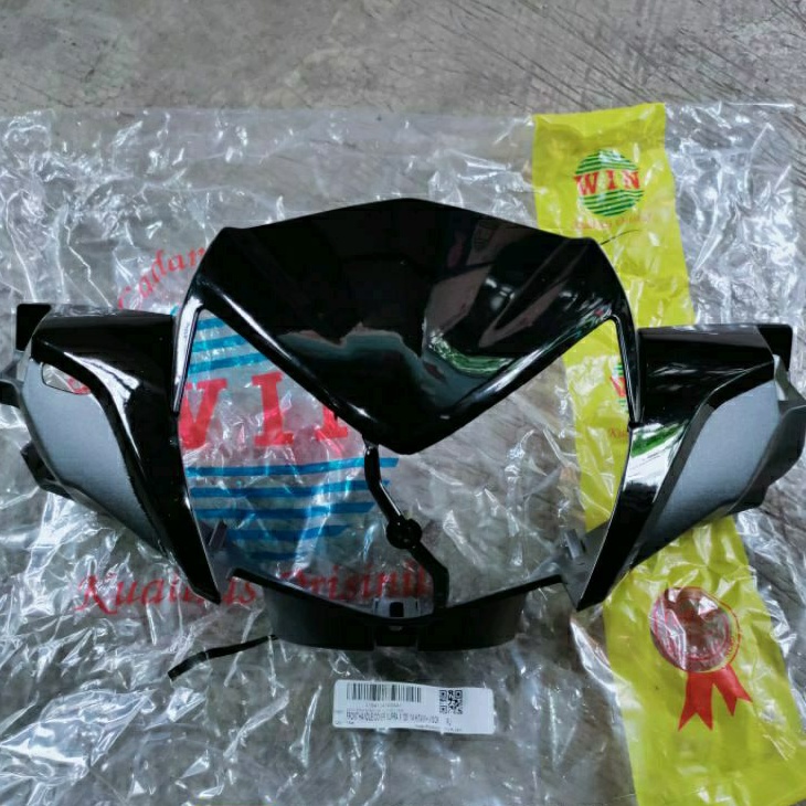 Batok Supra X 125 FI 2014 2015 2016 2017 2018 | front / rear handle cover + visor WIN | totok kepala stir depan belakang