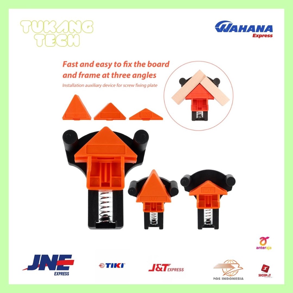 Klem Sudut Sisi Figura IKURA / Clamp Penjepit sudut Ikura / Ikura Angle clamp set 5-22mm