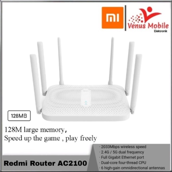 6 Router band Redmi Diskon AC2100 Xiaomi antena Wireless Jual Gigabit - Dual