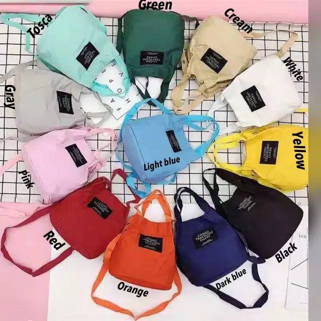 Medan Termurah kd017 Tas import kanvas/Travel bag/Korean bag