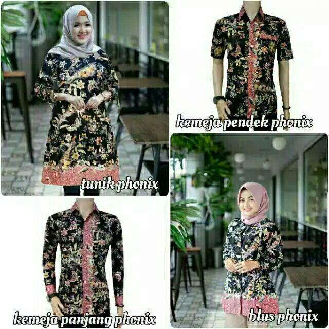 Batik Couple Keluarga Sania Ruffle Ori Ndoro Jowi Dnt Phonix