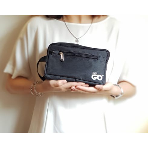 Pouch Stone Black new Justgo