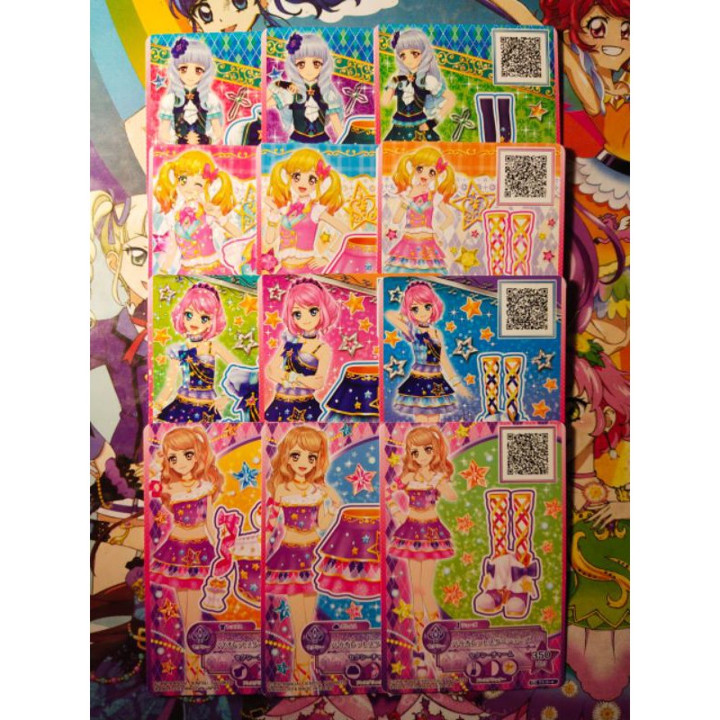 RARE Aikatsu Stars Stage Sets (Lily Yume Rola Mahiru)