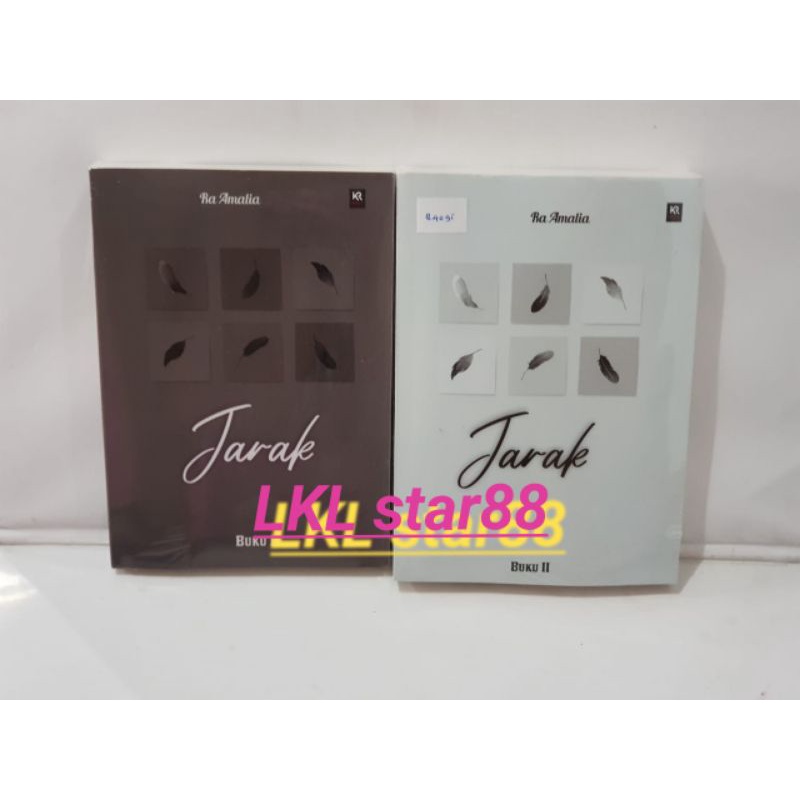 Buku/Novel Jarak by Ra Amalia (2 Buku)
