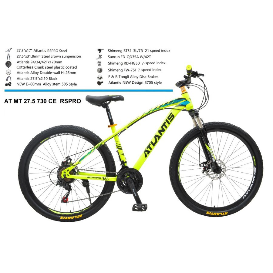 Sepeda Gunung MTB 27.5 Inch ATLANTIS 69/730