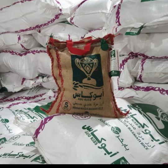 

978Eq10W Beras Abukass Basmati / Abukass Basmati Rice 5 Kg Asli WQ12