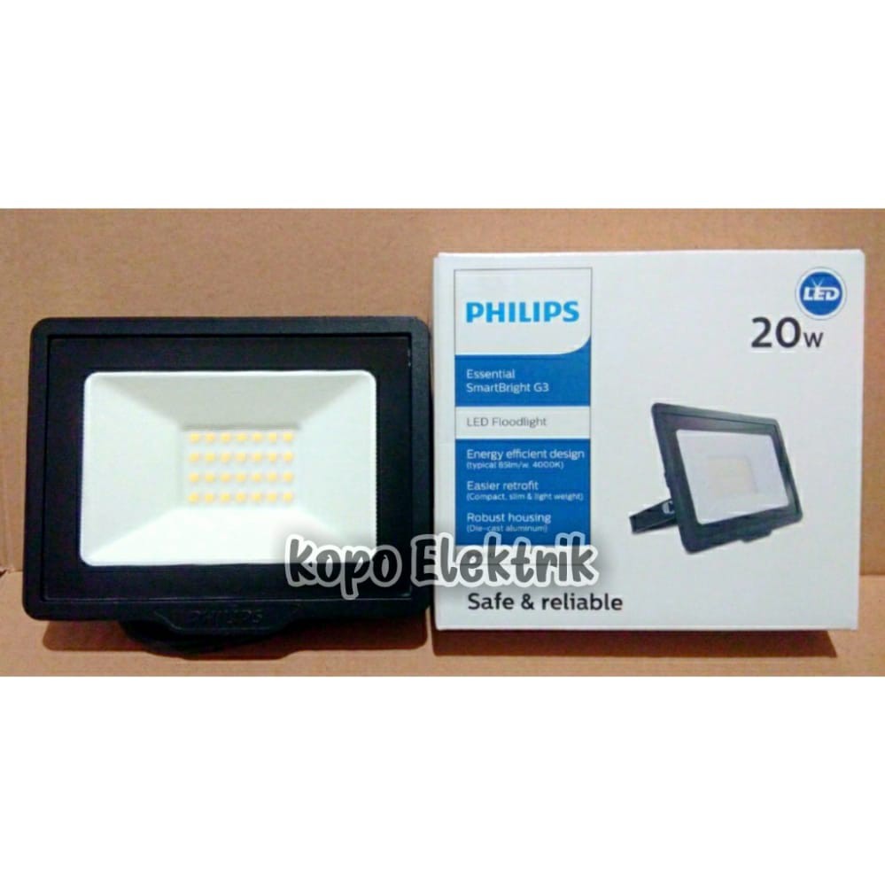 Philips Lampu Sorot Led Floodlight 20W 20 Watt BVP150