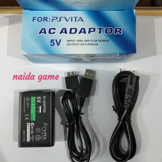 ADAPTOR PS VITA FAT / TEBAL / CHARGER PS VITA TEBAL/FAT