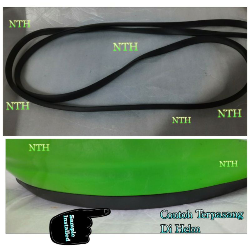 Lis karet Helm LTD Sport.List Karet Helm LTD Avent.Karet pinggiran helm LTD permeter