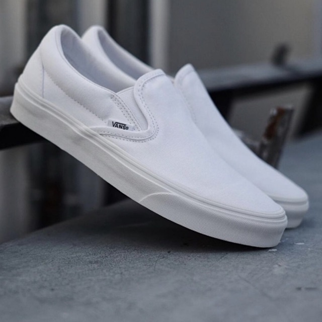 Vans Slipon Classic Full White Canvas Original