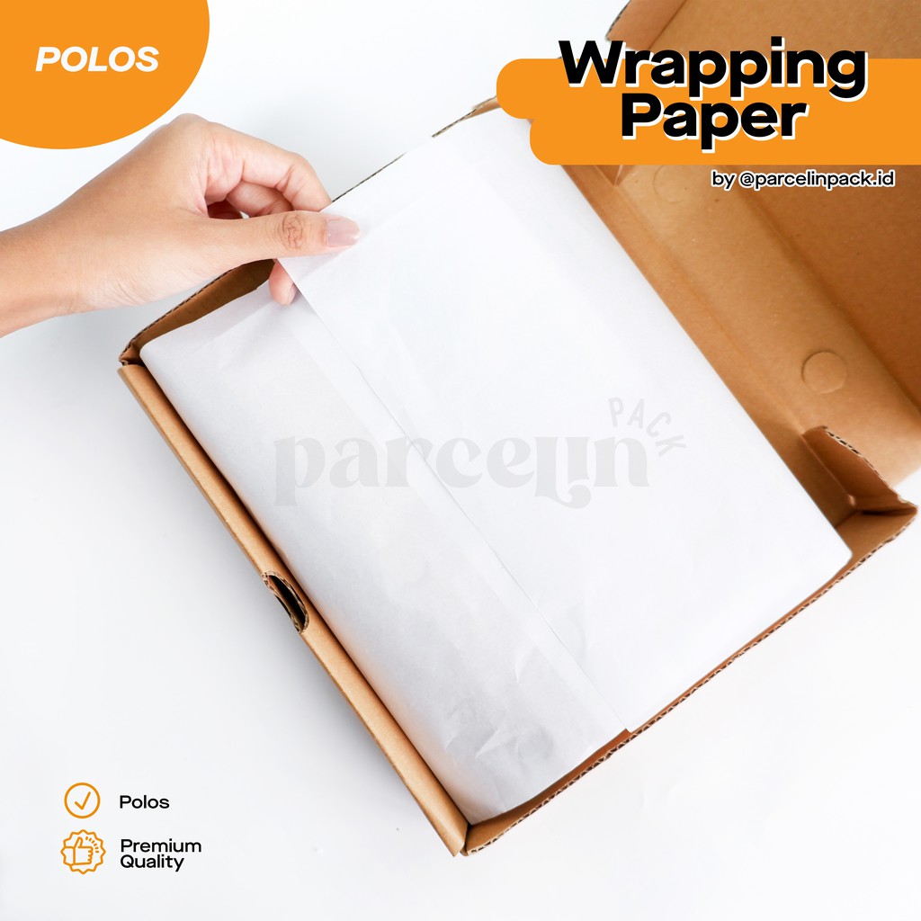 

WRAPPING PAPER [POLOS Min Order 50pcs] / KERTAS WRAP / KERTAS TISSUE / KERTAS TISU