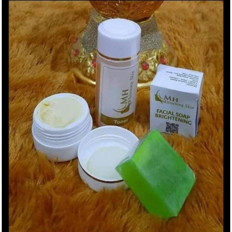 MH whitening BPOM/Cream wajah glowing skin