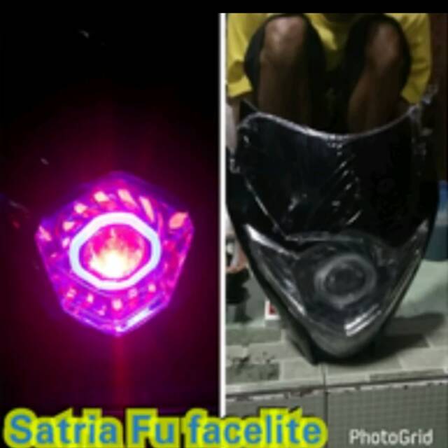 Batok satria fu facelite projie Led higlow super terang