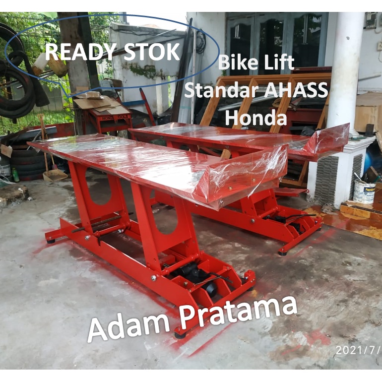 Bike Lift Standar AHASS Bikelift Motor Lift Bike Sepeda Motor Bike Lift Motorcycle Honda AHASS