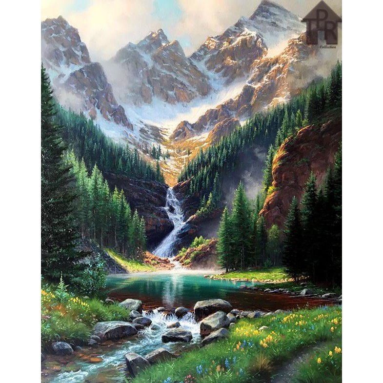 

Ready! Diy - Set Melukis Sendiri / Paint By Number Kit - Nature 40X50Cm. - Mountainotg6111