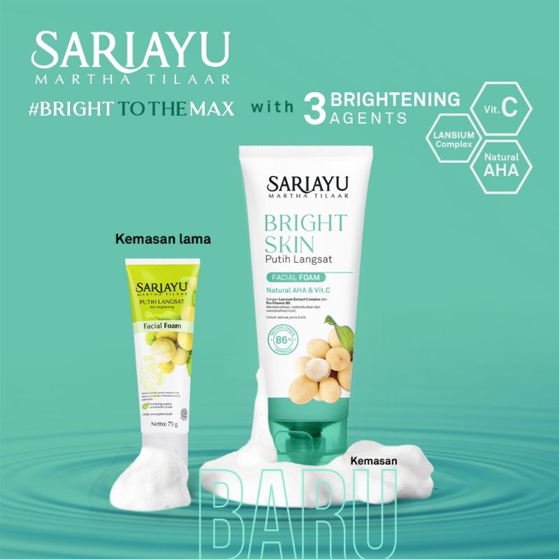 SariAyu Facial Foam Putih Langsat