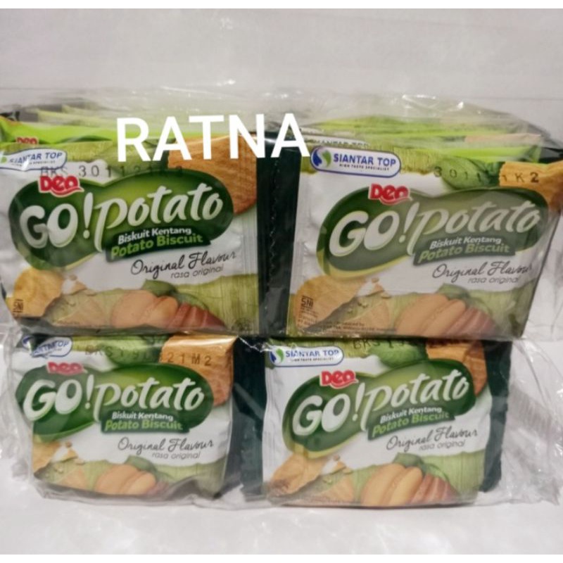 

GO POTATO Biskuit Kentang 1 Pack Isi 20 Bungkus