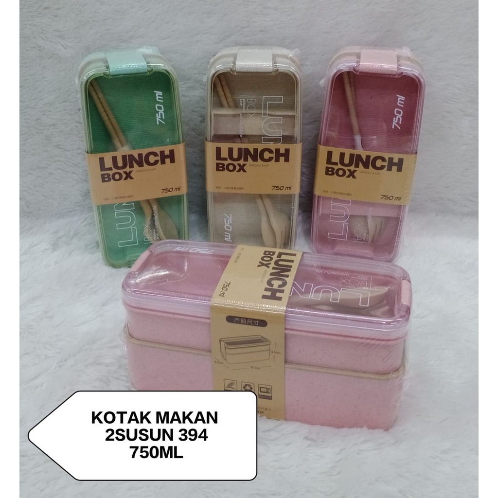 Kotak Makan/Tempat Makan 2 Tingkat