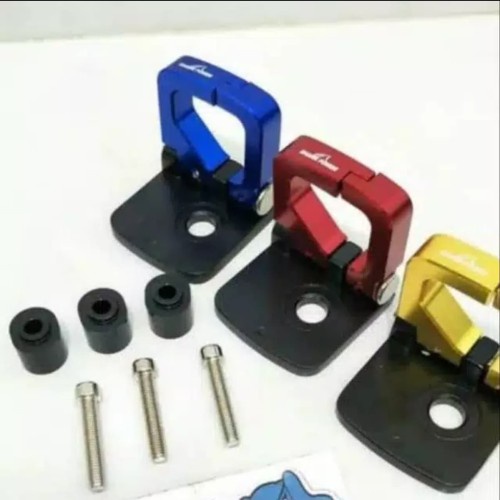 Gantungan Barang Cnc Model Lipat Kotak untuk motor beat vario