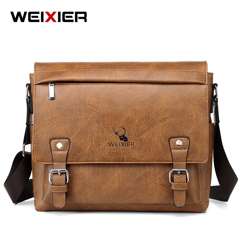 WEIXIER D246 Tas Selempang Pria Kulit Sling Bag Premium WK-SBY