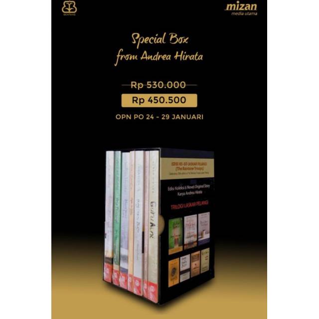 Special Box Novel Andrea Hirata