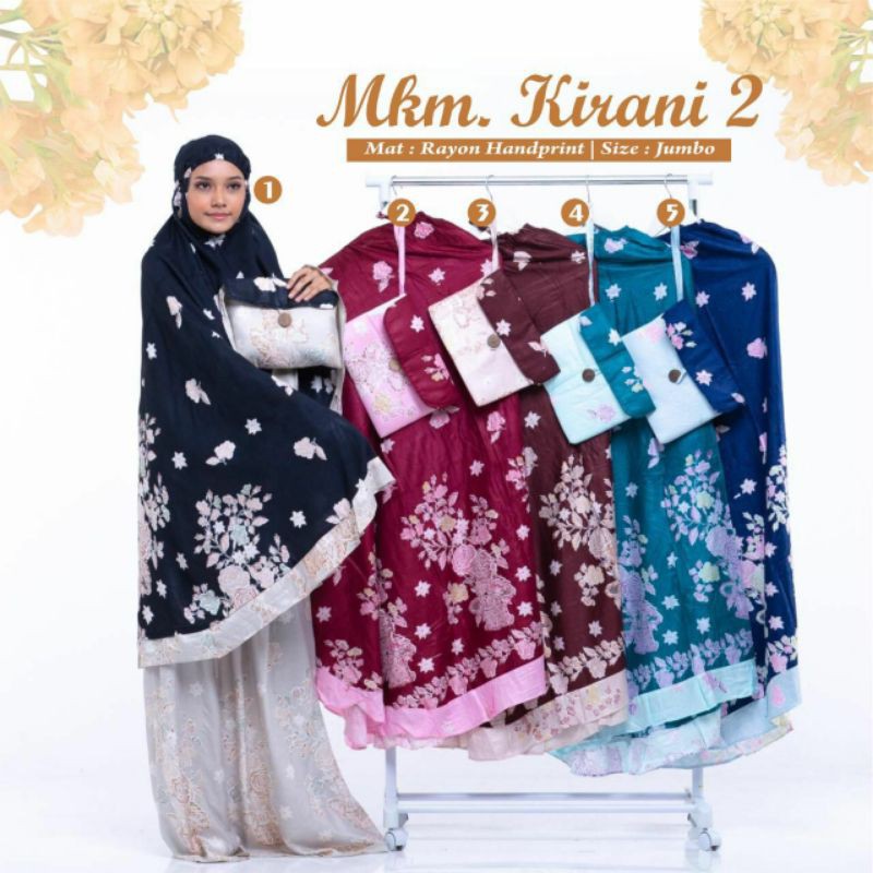 MUKENA JUMBO PRINTING RAYON DEWASA