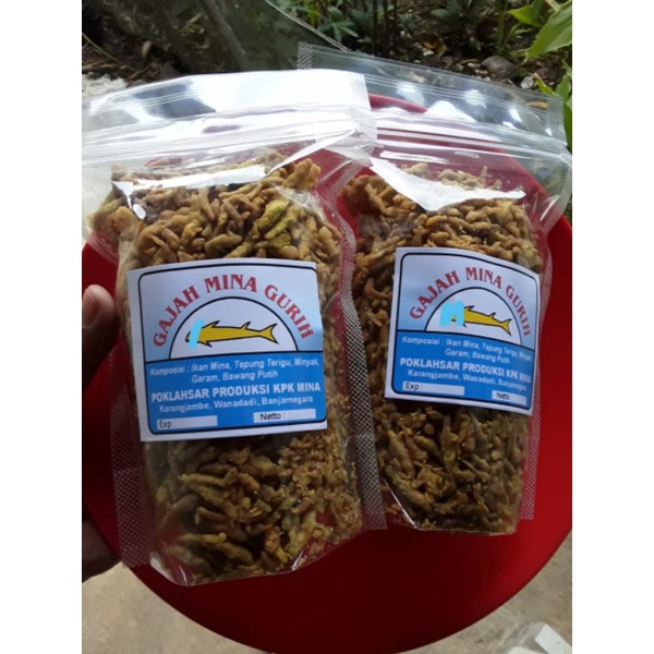 

Cemilan sehat ikan gajah mina gurih khas Banjarnegara