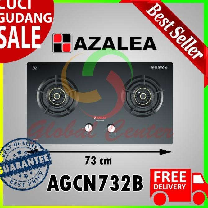 Kompor Tanam Gas 2 Tungku Azalea Agcn732B Garansi Resmi Huriangi