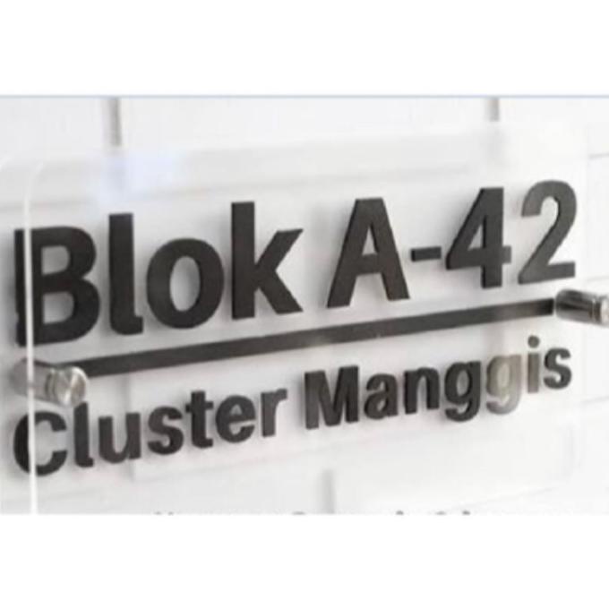 

Produk Terbaik] Sign Nomor Rumah Acrylic Akrilik No Rumah