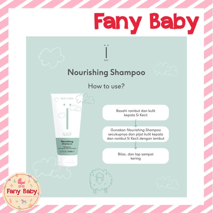 NAIF BABY - Nourishing Shampoo / Shampoo Bayi