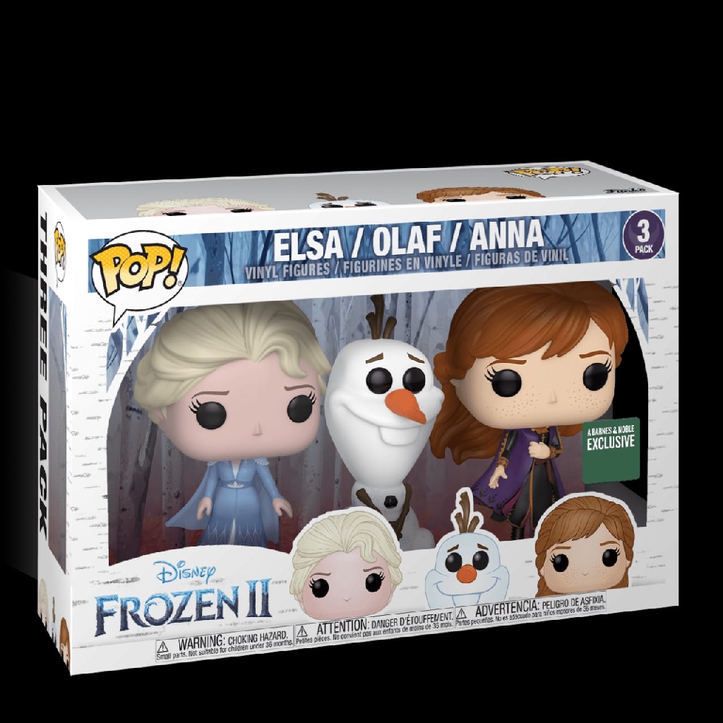 

Funko Pop Disney : 3PK Frozen2- Elsa Olaf & Anna