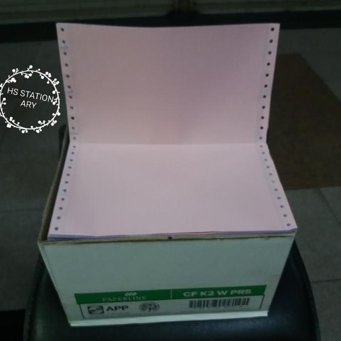 

Continous Form 9 1/2" x11" bagi 2( 2 ply) Paperline