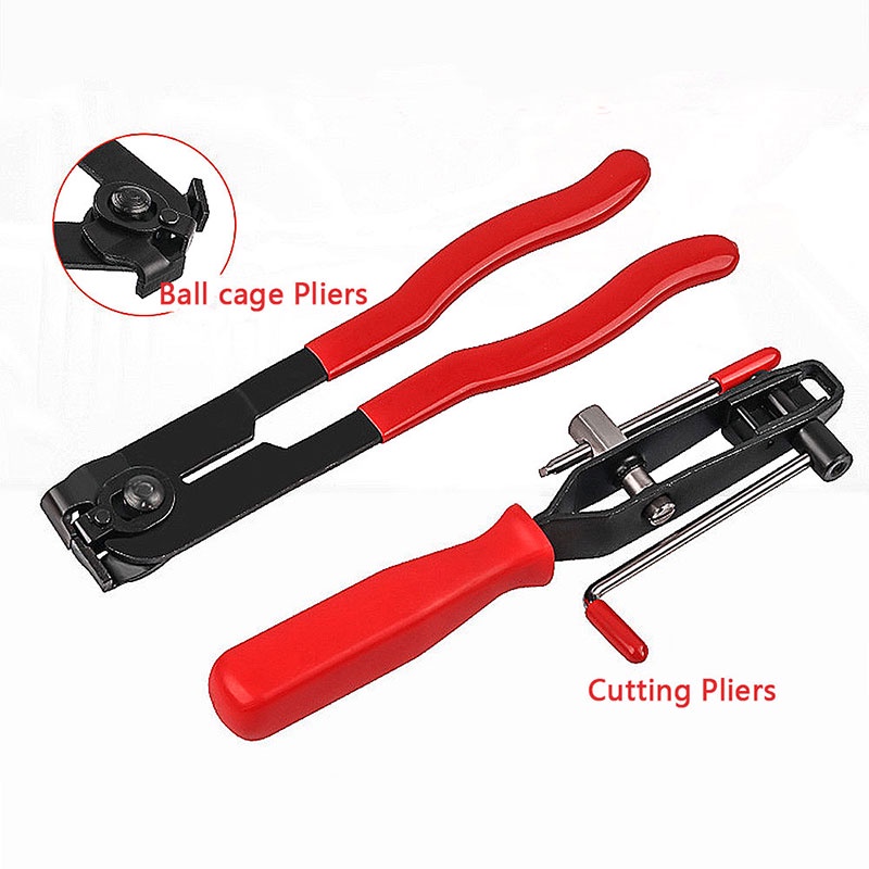 【2 pcs】Tang Crimper Cv Joint Boot Clamp/Car ATV Auto CV Joint Banding Clamp Tool/Cv Joint Boot Clamp Pliers Car Banding Hand Tool Kit