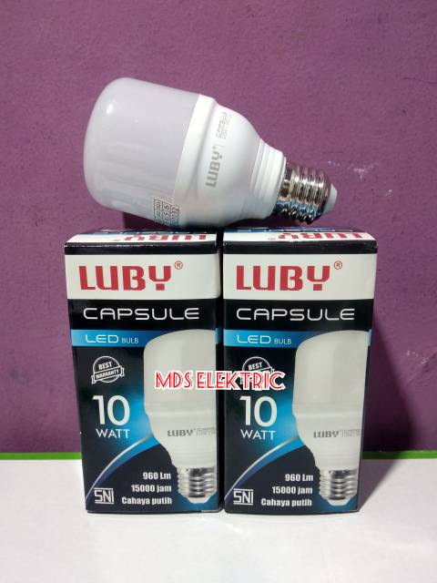 LAMPU LED LUBY CAPSULE 10 WATT WARNA PUTIH