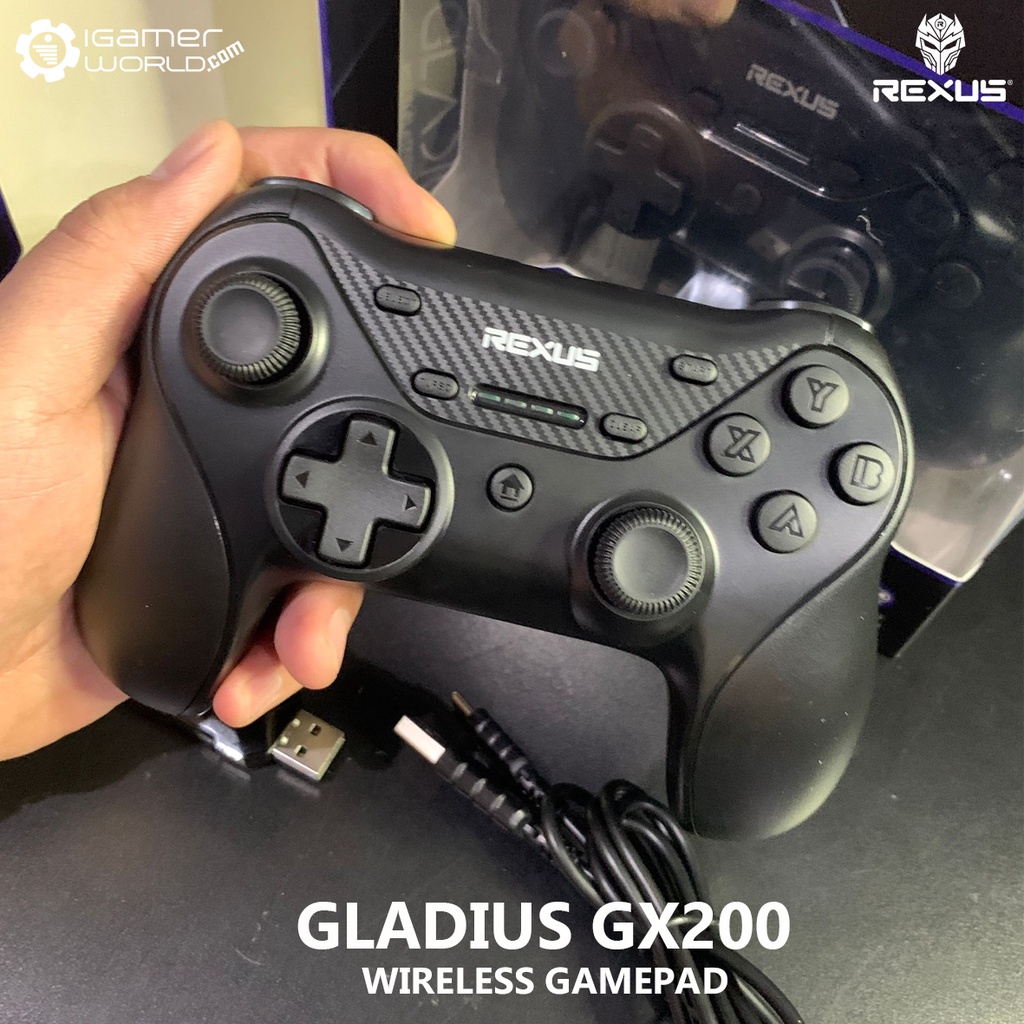 Jual Rexus Gladius GX200 Wireless Gaming Controller | Shopee Indonesia