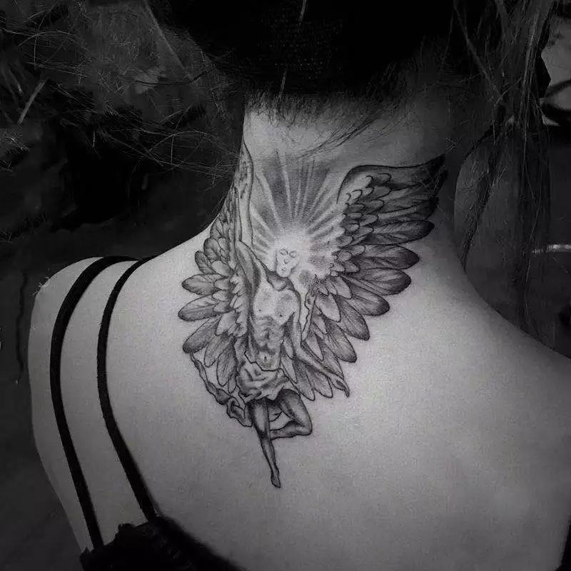 Tattoo Temporer Leher Malaikat Bersayap Shopee Indonesia
