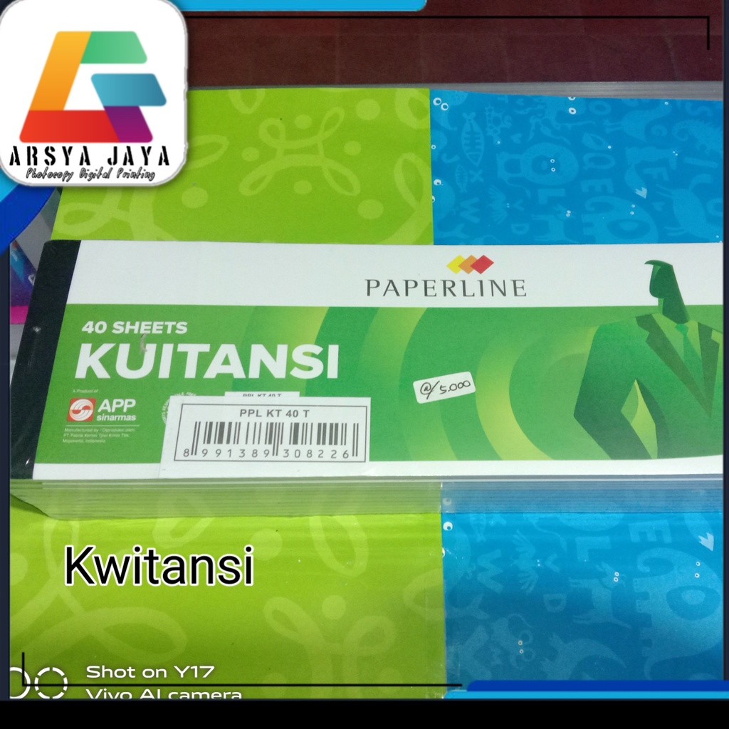 

Buku Kwitansi Sedang 40 T Paperline PPL