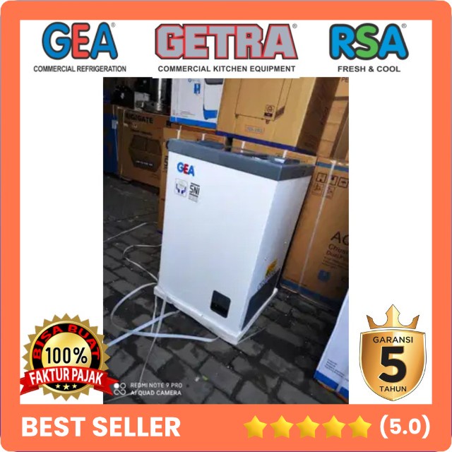 JUAL FREEZER GEA SD-103 SLIDING FLAT GLASS ICE CREAM -  KULKAS FREEZER PINTU GESER ES KRIM TOKO