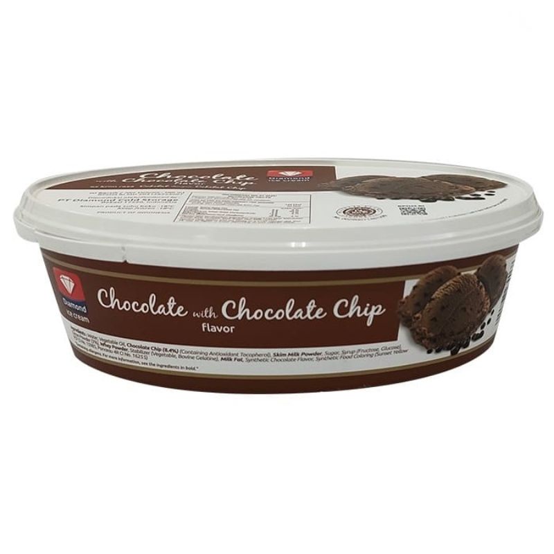 

Es Krim Diamond Tub 700 ml Coklat Chocochip